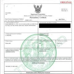 Phytosanitary Documents with CITES